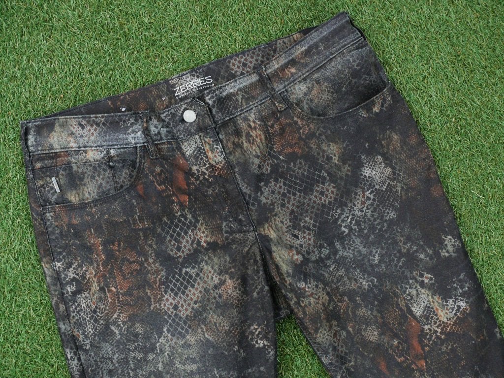 Zerres broek met print maat 44 lengte 32 stretch, Zwart, Maat 42/44 (L), Ophalen of Verzenden, Zo goed als nieuw