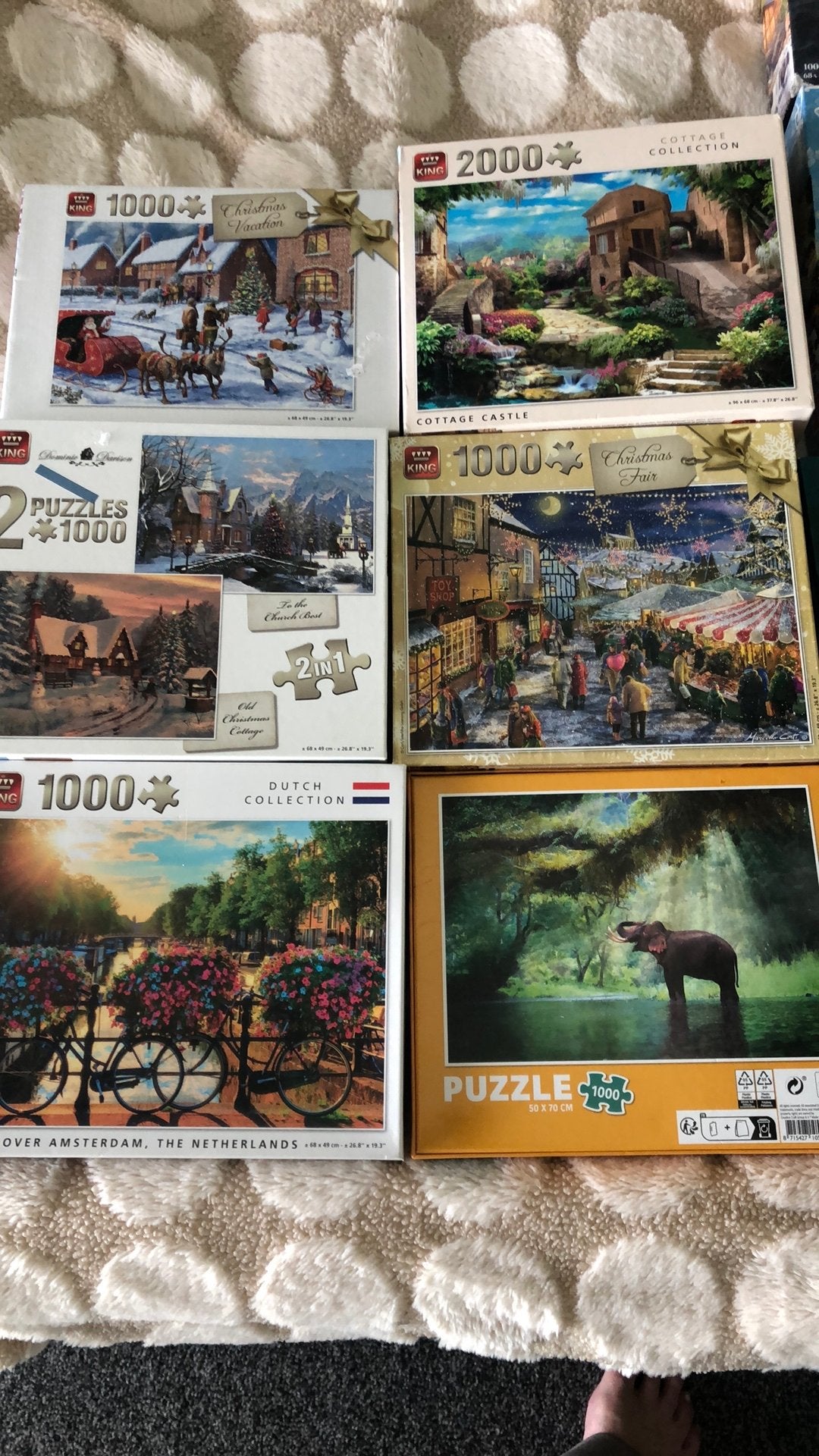 Legpuzzels ., Ophalen of Verzenden, 500 t/m 1500 stukjes, Zo goed als nieuw