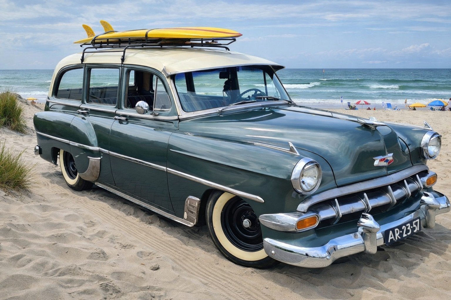 1954 Chevrolet 210 Handyman wagon (surf, usa, chevy), Automaat, 4200 cc, Particulier, 6 stoelen