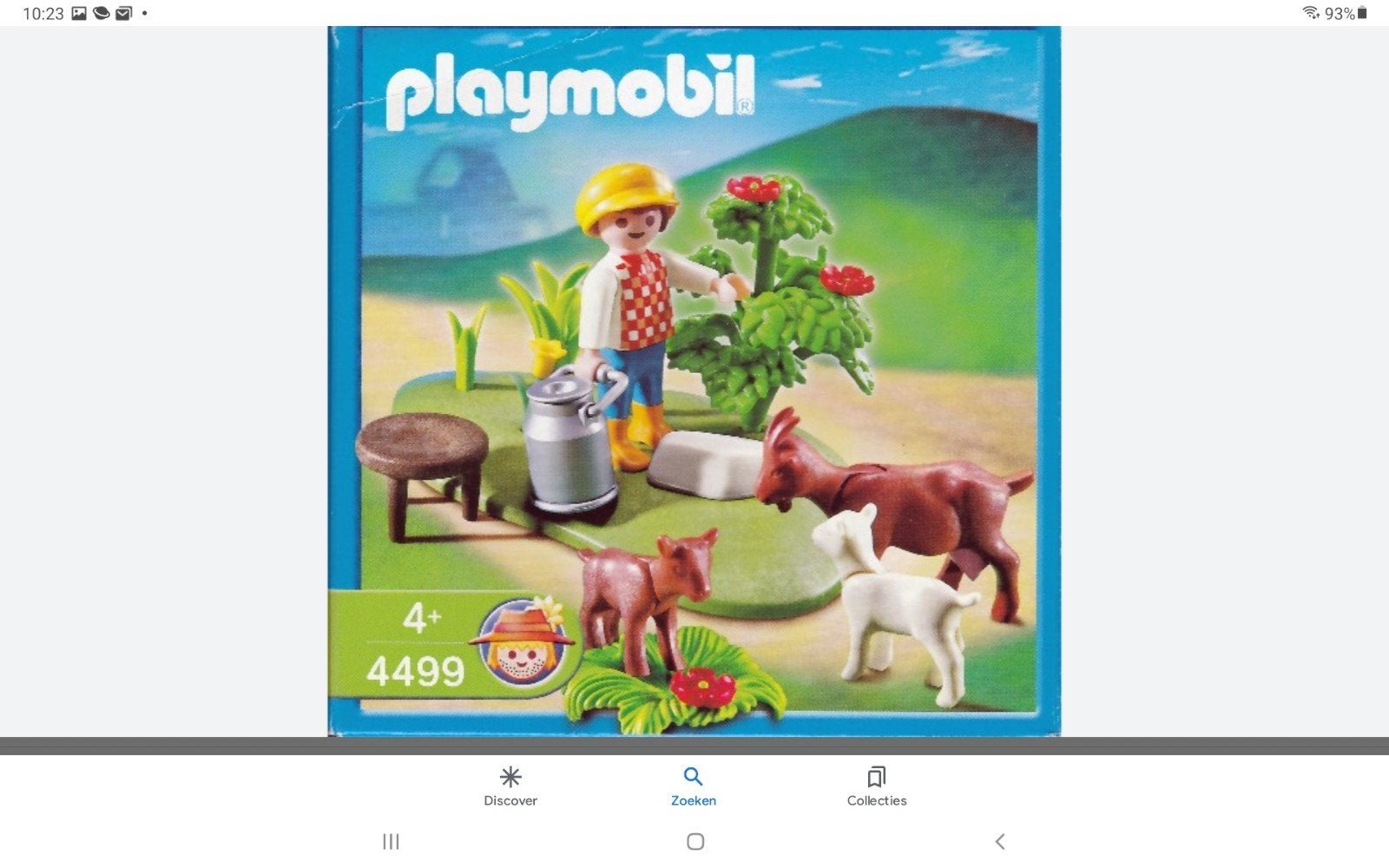 Playmobil Boerderij Set met Geiten en Boer (4499), Ophalen of Verzenden, Zo goed als nieuw, Complete set