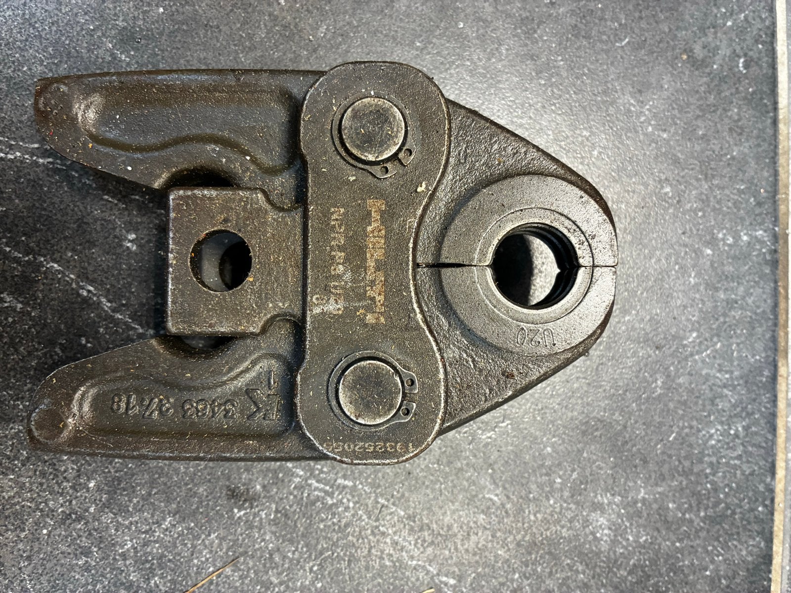 Persbek Hilti U20 voor persmachine, Ophalen of Verzenden, Gebruikt