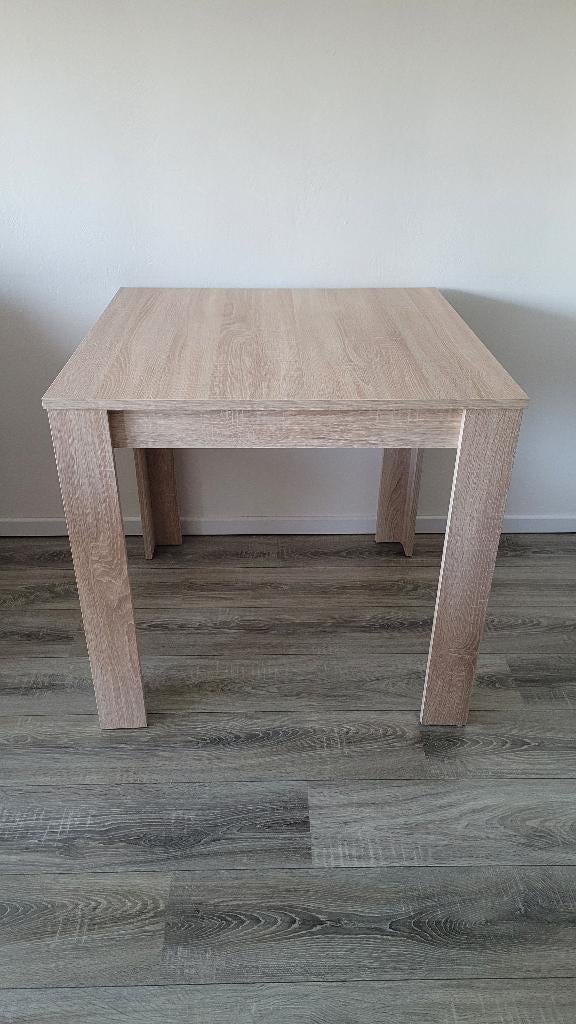 Eettafel Sepp 80×80, Ophalen, 50 tot 100 cm, Vierkant, 50 tot 100 cm
