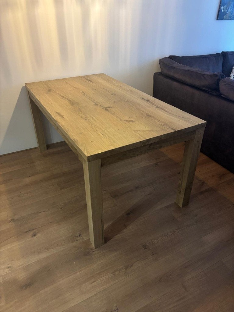 Eettafel - hout, Ophalen, 50 tot 100 cm, Zo goed als nieuw, 150 tot 200 cm