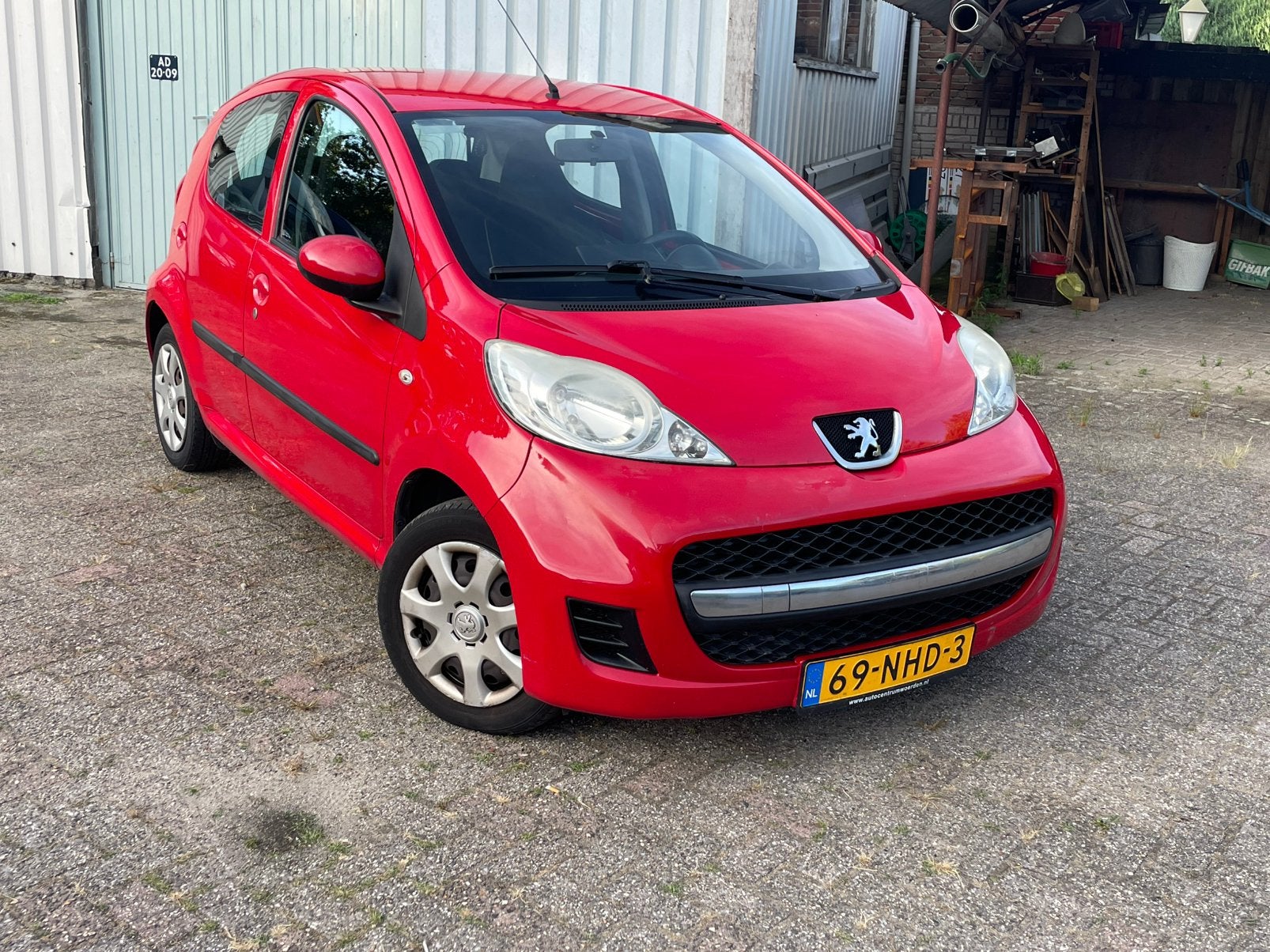 Peugot 107, Auto's, Handgeschakeld, Particulier, Bluetooth, Rood