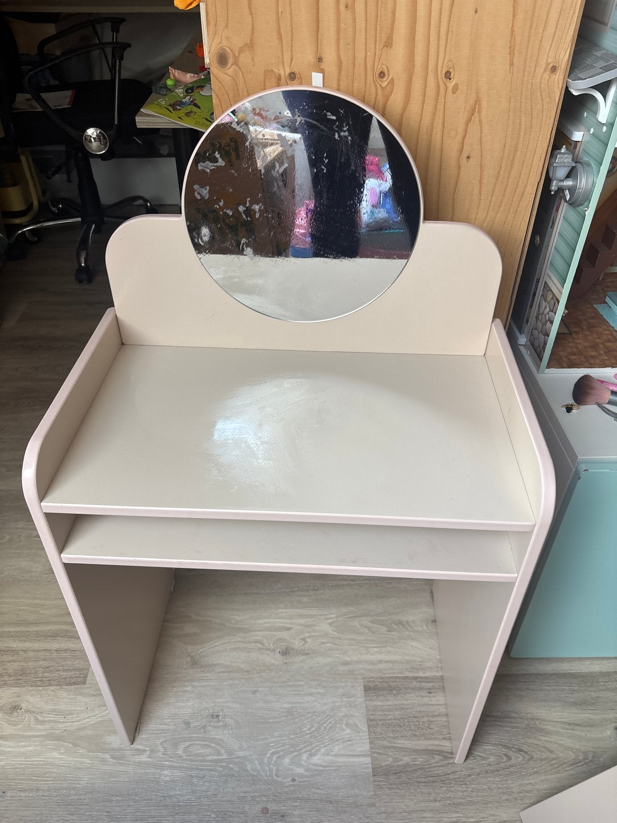 Kaptafel met krukje voor kinderen vanaf 2 jaar, Ophalen, Gebruikt, Tafel(s) en Stoel(en)