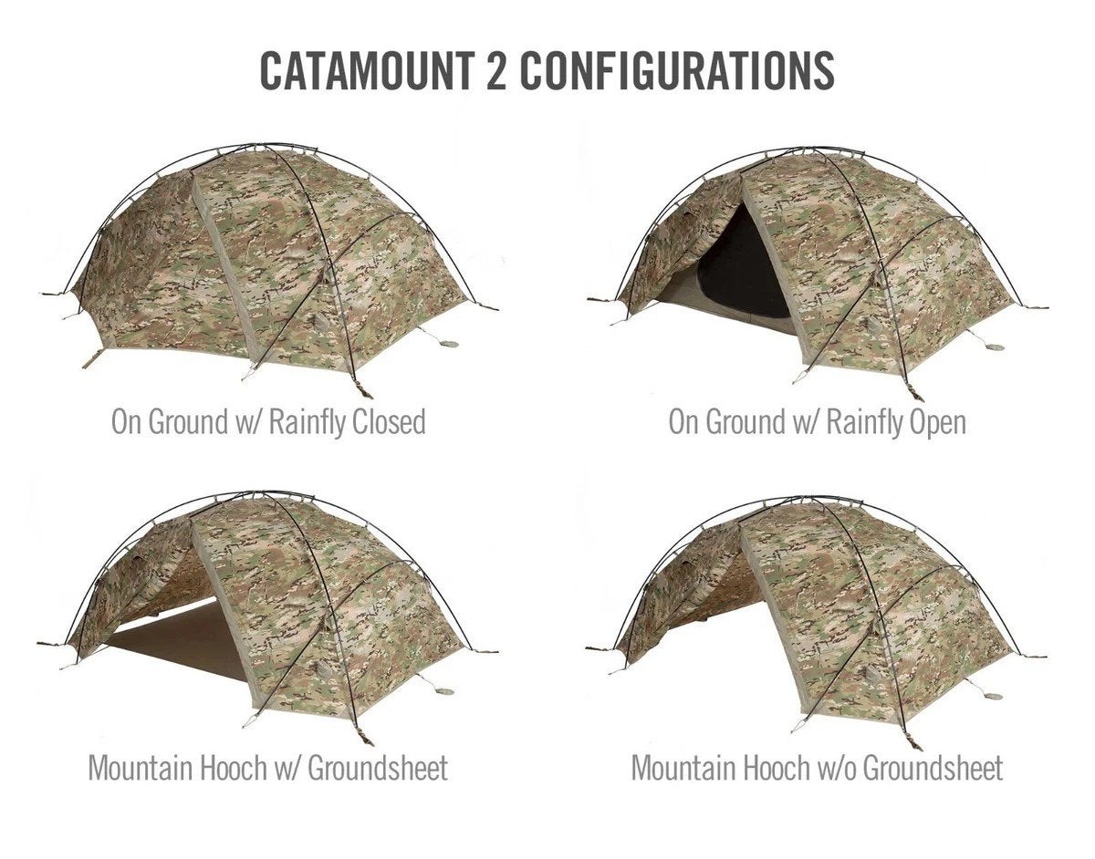 Litefighter Catamount multicam MSR tent ECW eureka north fac, Ophalen of Verzenden, Overige soorten, Amerika