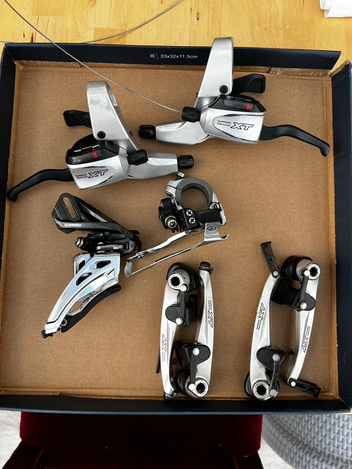 Diverse shimano xt onderdelen, Fietsen en Brommers, Fietsonderdelen, Gebruikt, Overige materialen, Overige typen, Ophalen of Verzenden
