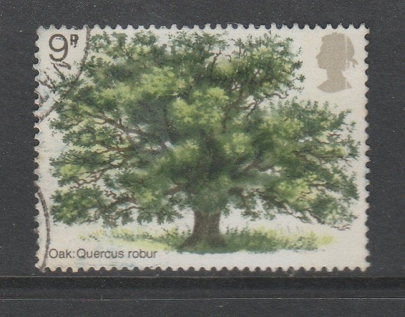 GB - Michelnr 615 - Britse bomen, zomereik, Verzenden, Gestempeld
