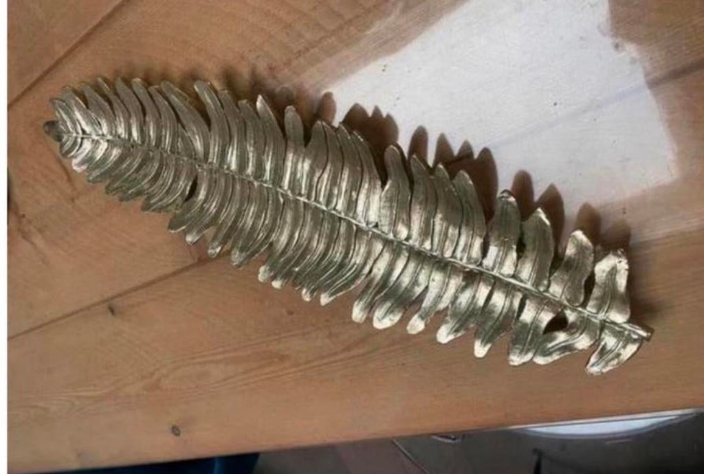 Leenbakker gouden plateau blad kaarsenbord, tapas schaal, Overige materialen, ., Ophalen of Verzenden, Zo goed als nieuw