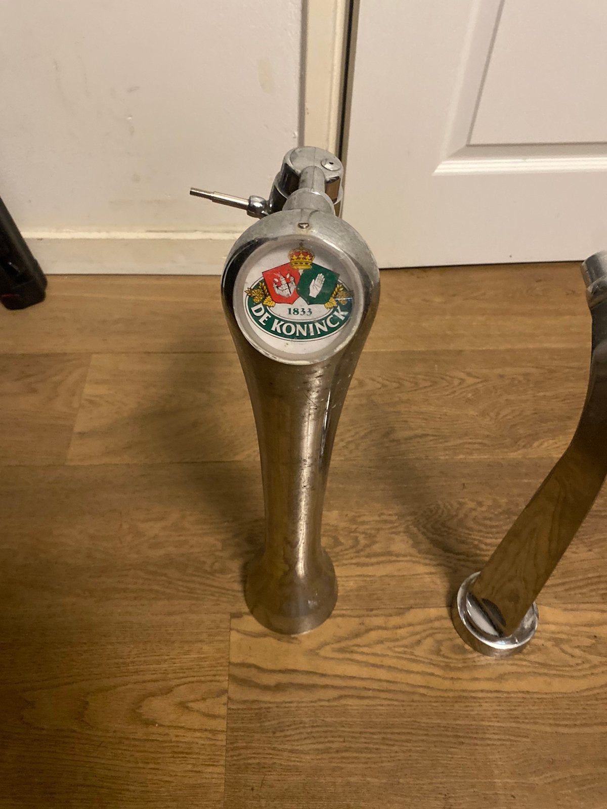 Tapzuil bier mancave biercave messing koperen chrome, Ophalen, Zo goed als nieuw, Overige merken