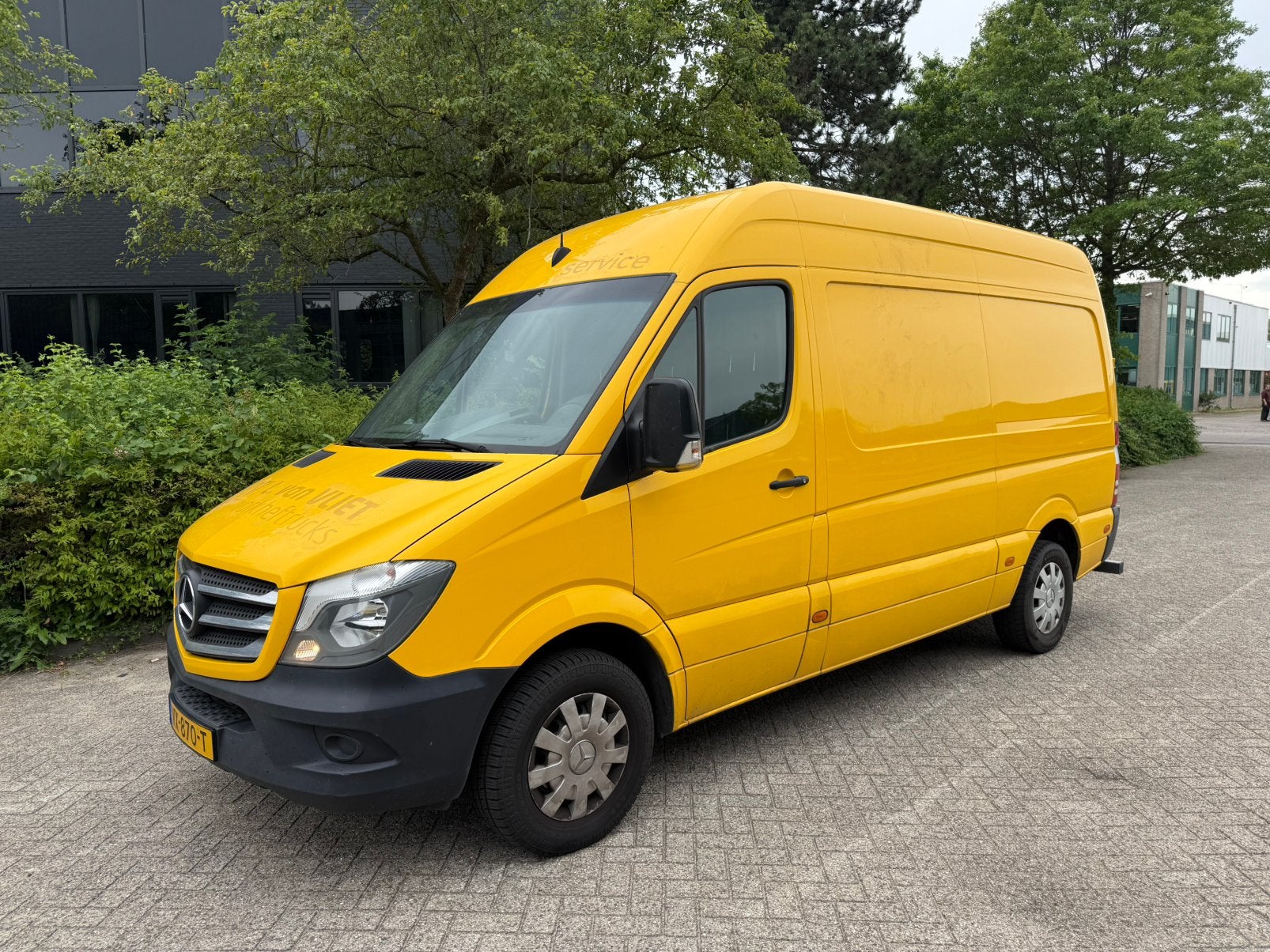 Mercedes-Benz Sprinter 2.2 D 95KW 2016 L2H2, Zwart, 4 cilinders, 129 pk, Diesel