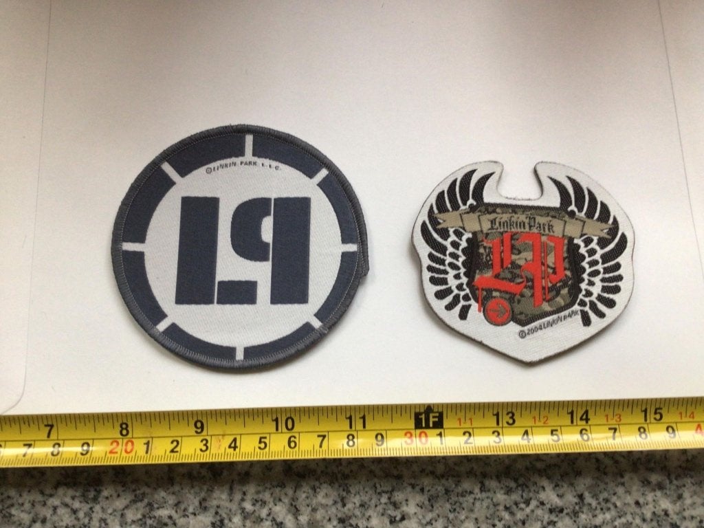 2 verschillende vintage patches van linkin park, 2 verschillende vintage patches van linkin park, Nieuw, Ophalen of Verzenden