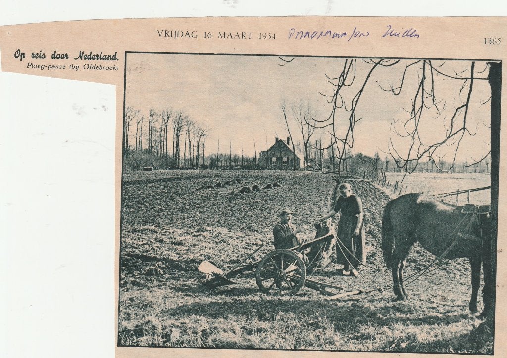 Oldebroek, Hattemerbroek en Wezep (Gld.) - oude knipsels., Ophalen of Verzenden, 1920 tot 1940, Gelderland