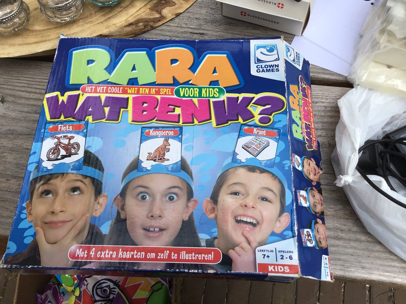 Spelletje rara wat ben ik, Hobby en Vrije tijd, Gezelschapsspellen | Bordspellen, Ophalen of Verzenden, Zo goed als nieuw