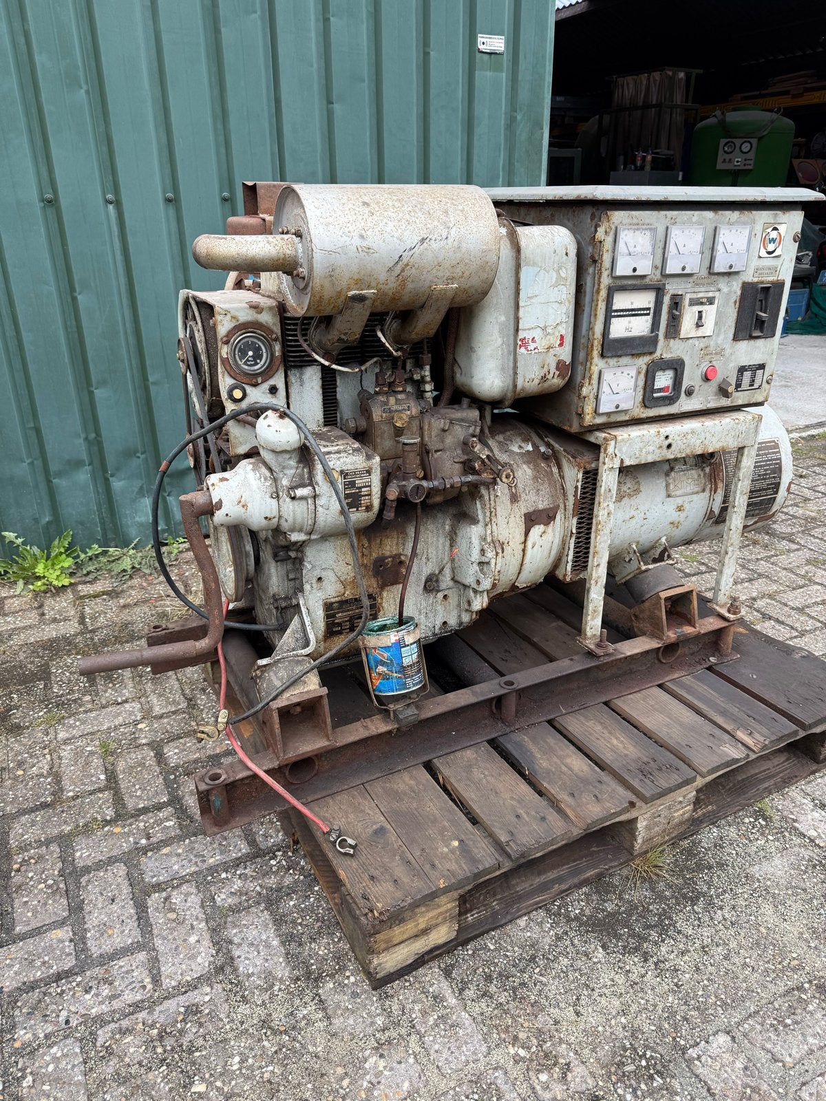 Diesel aggregaat 2 cilinder 12kva - Opknapper, Ophalen, O, O, O