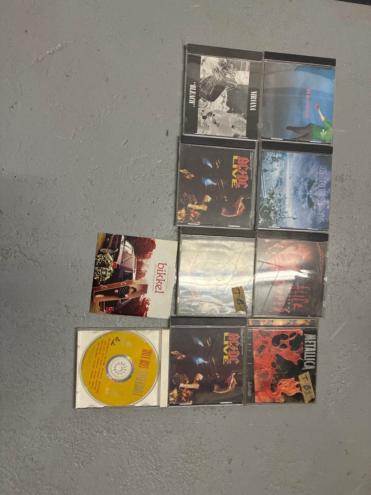 Verschillende CD's: Nirvana, AC/DC, Iron Maiden, Metallica, Ophalen of Verzenden, Gebruikt, Rock, Album