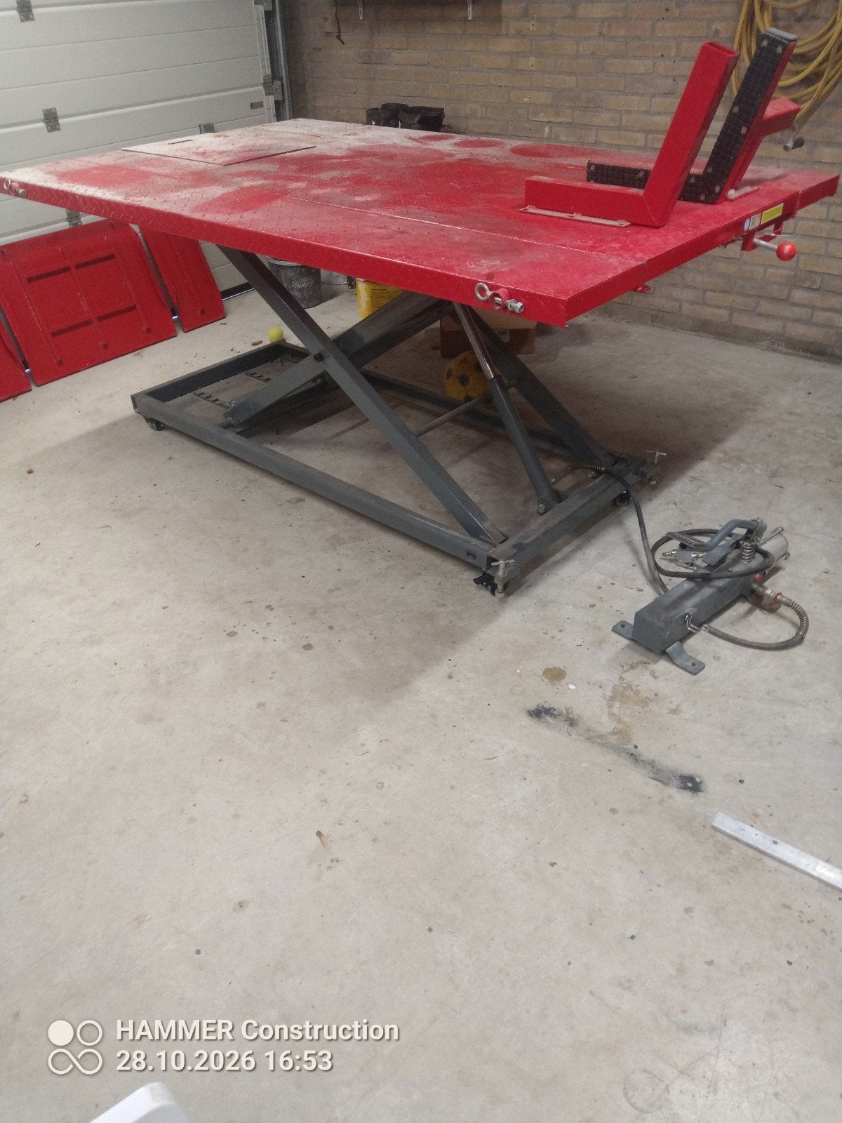 heftafel / motor lift, 100 liter of meer, Ophalen, Transportkar