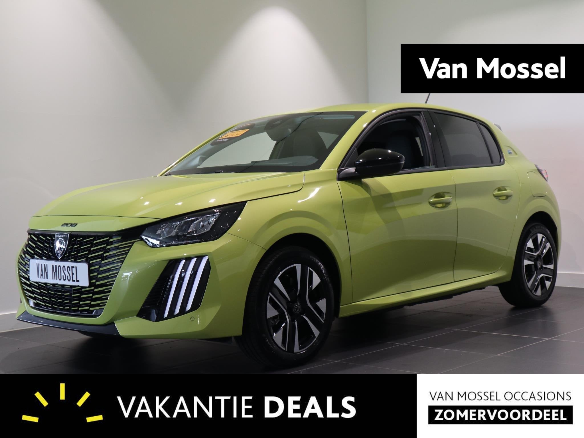 Peugeot e-208 e-Style 50 kWh | Navigatie | Keyless | Parkeer, 12 maanden, 136 pk, Leder en Stof, 190 min