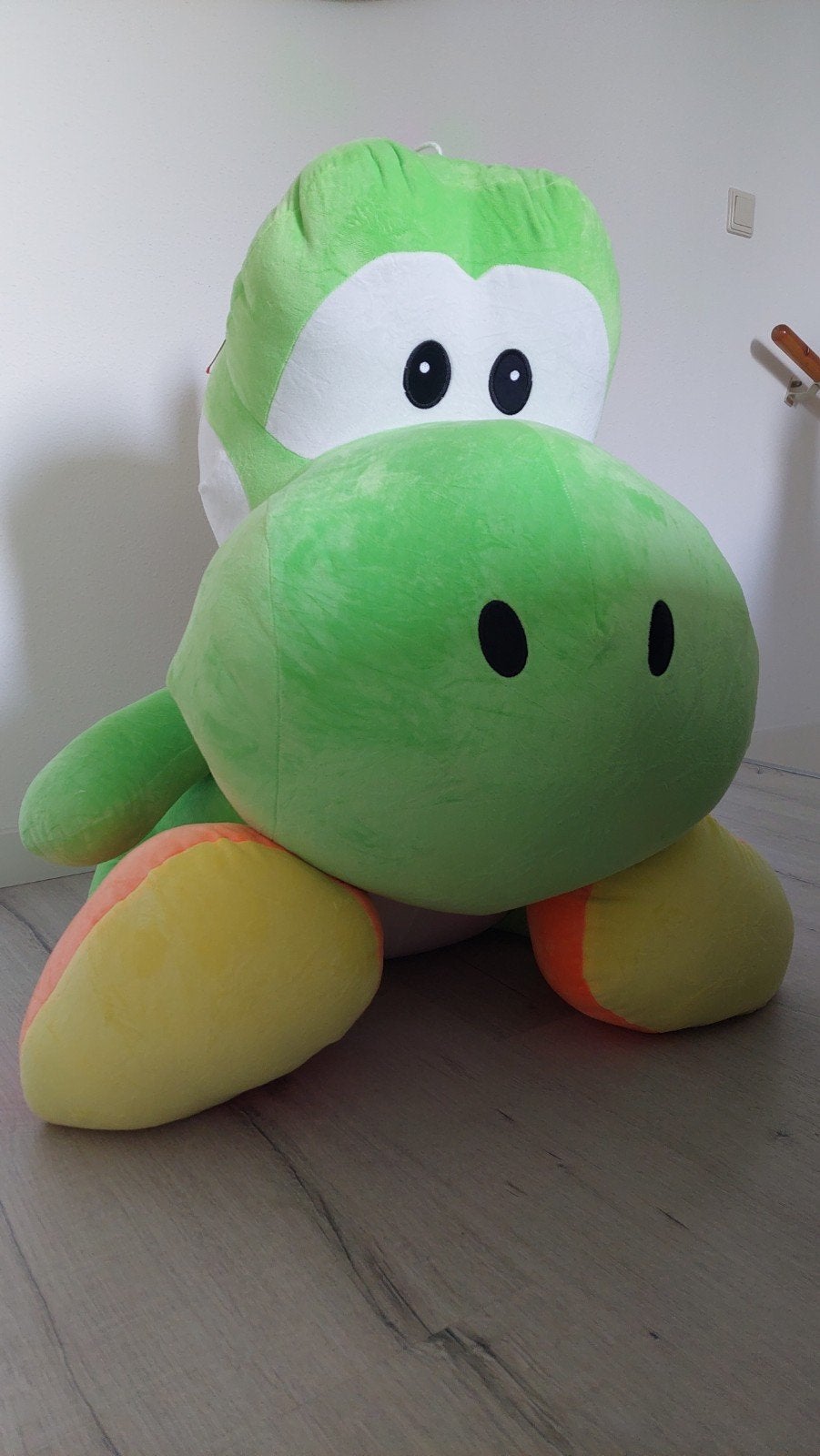 Grote Yoshi knuffel - Super Mario, Kinderen en Baby's, Speelgoed | Knuffels en Pluche, Ophalen, Groen, Dinosaurus, Nieuw