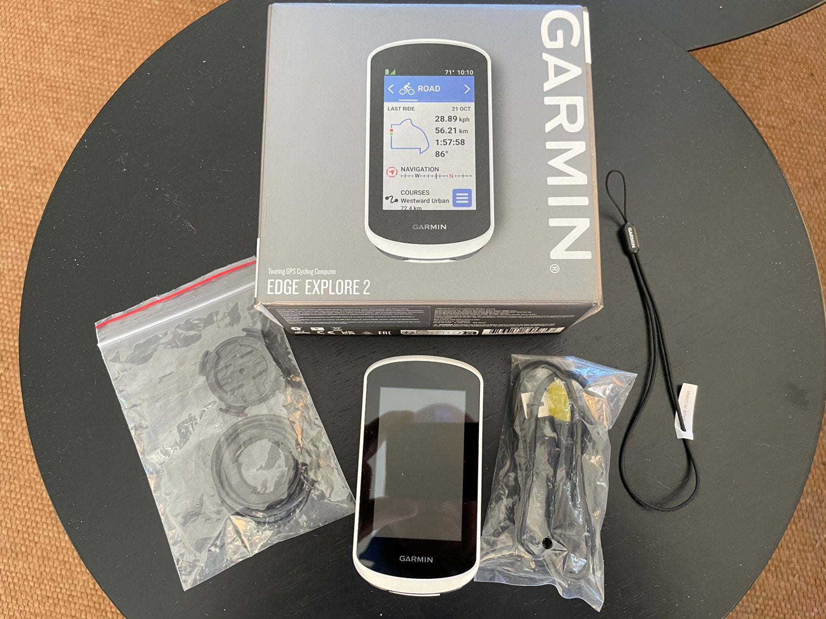 Garmin Edge Explore 2, Fietsen en Brommers, Fietsaccessoires | Fietscomputers, Ophalen, Zo goed als nieuw