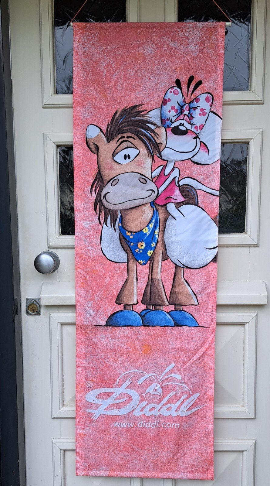 Deurhanger/banner katoen van Diddl, Verzamelen, Diddl, Ophalen of Verzenden, Zo goed als nieuw