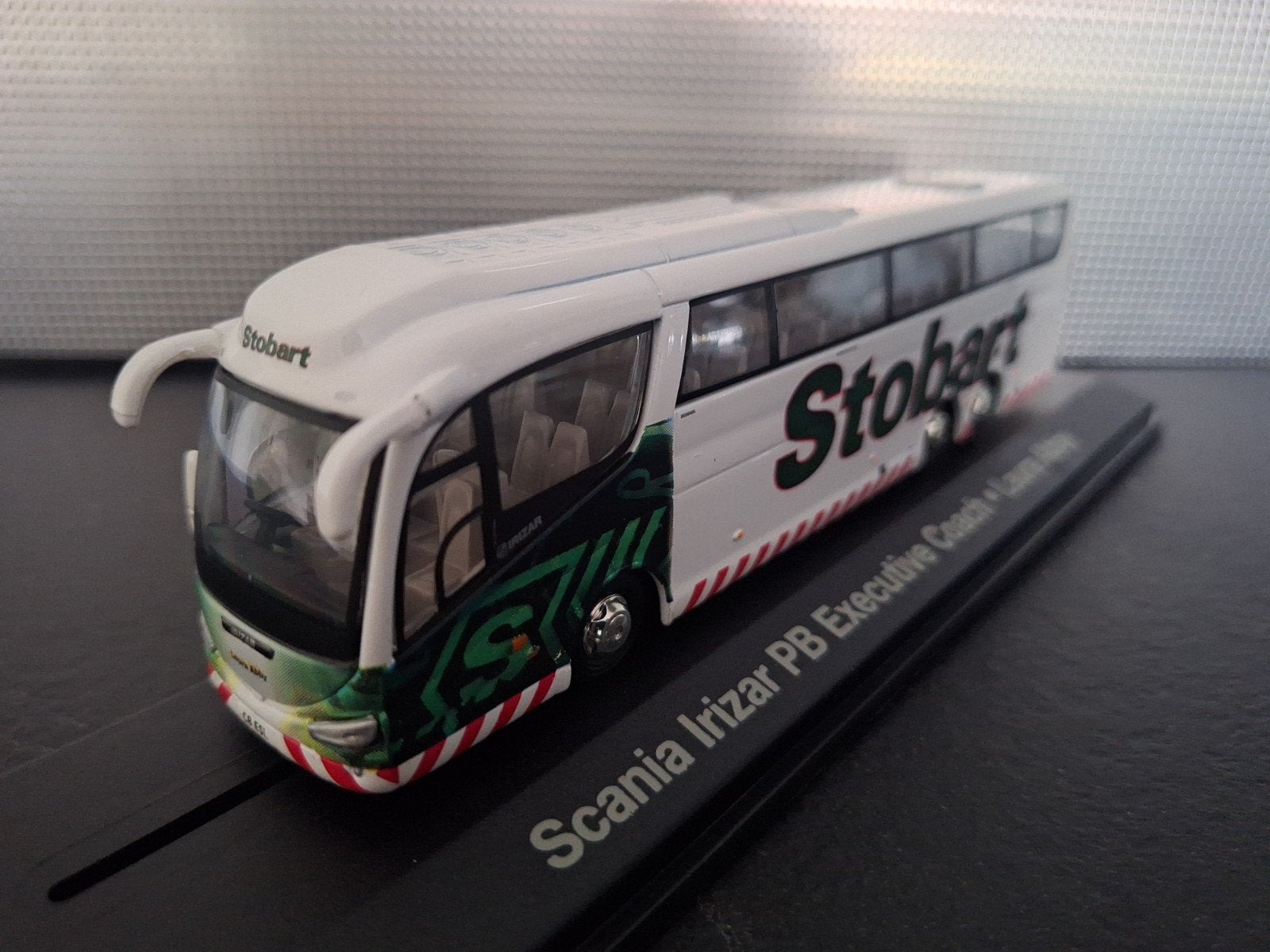 Scania Irizar PB Coah Stobart Schaal 1:76, Atlas, Atlas, Ophalen of Verzenden, Bus of Vrachtwagen