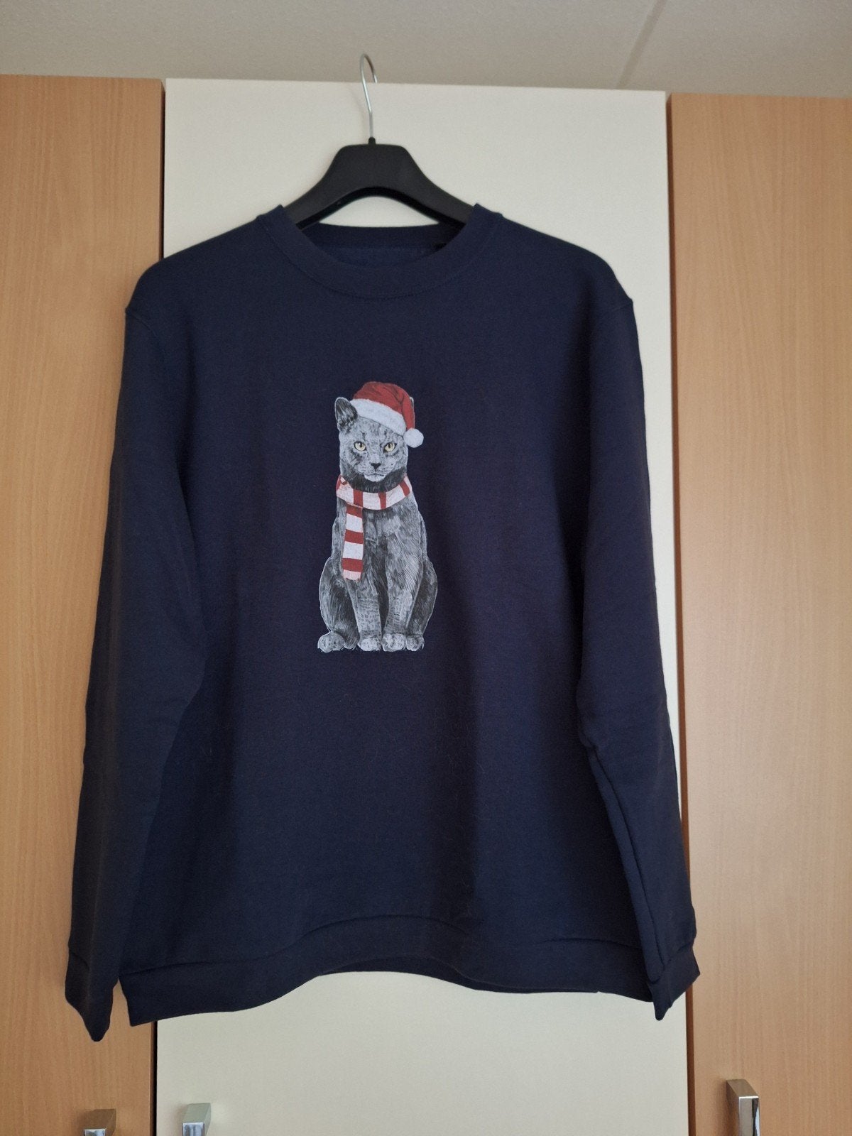 foute kerstsweater. maat XL, Ophalen of Verzenden, Zo goed als nieuw, Maat 42/44 (L), Blauw