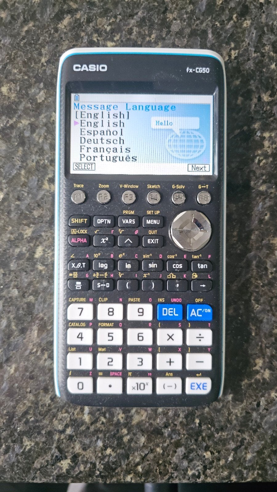 Casio fx-cg50, Diversen, Rekenmachines, Ophalen of Verzenden, Grafische rekenmachine, Gebruikt