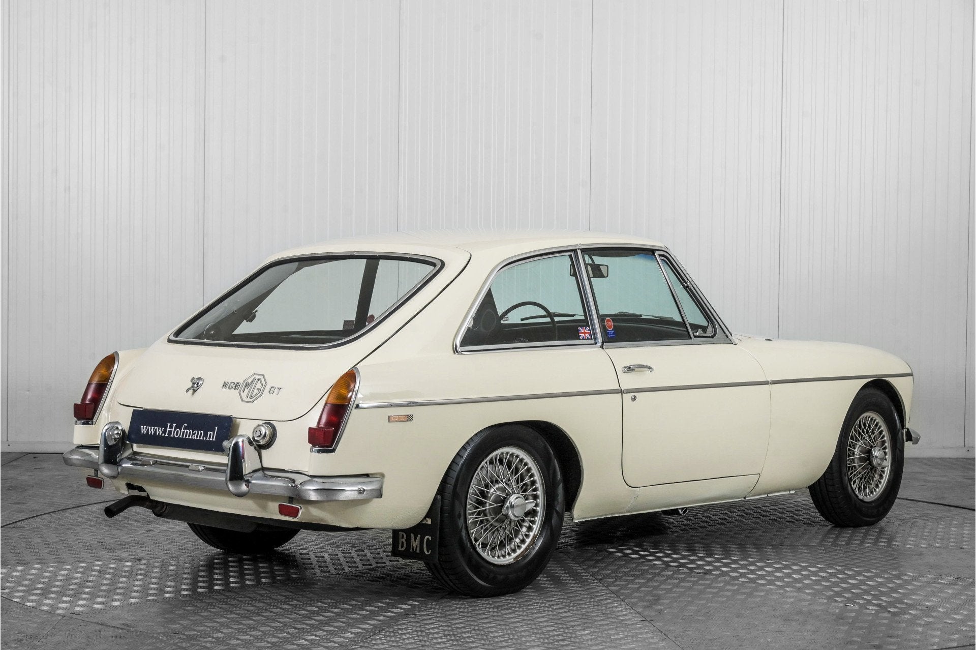 MG BGT Overdrive . (bj 1966), Auto's, Gebruikt, Overige modellen, Wit, Bedrijf