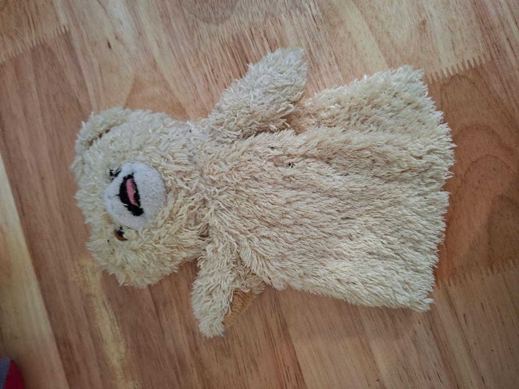 Knuffeldoekje Konijn Beige - Gebruikt maar nog lief!, Kinderen en Baby's, Speelgoed | Knuffels en Pluche, Ophalen, Gebruikt, Overige merken