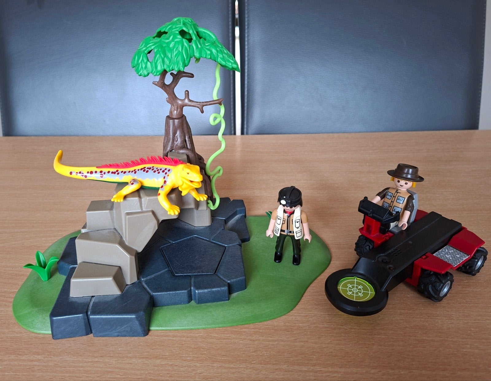 Playmobil 4847 - schattenjager met leguaan, Wild life, Complete set, Overige typen, Ophalen of Verzenden