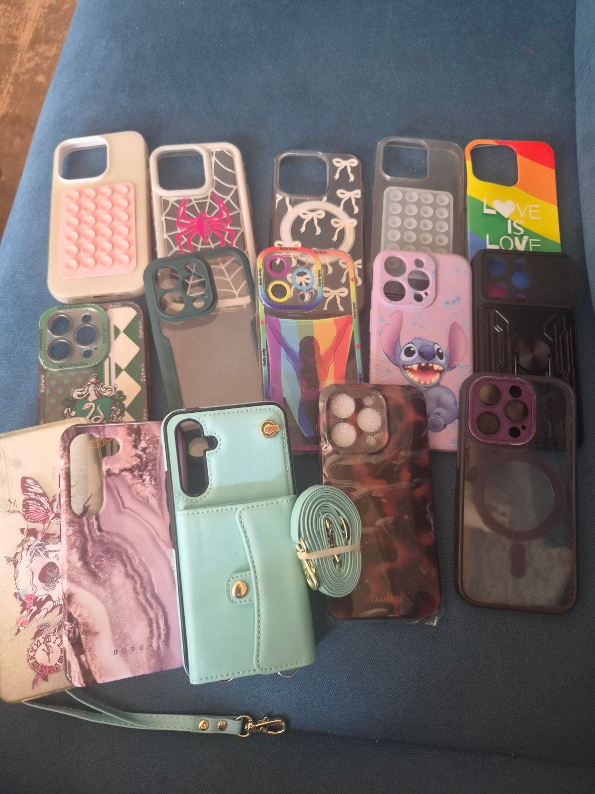 #121# Diverse iPhone Hoesjes - Bescherming en Stijl, Kunststof, Gebruikt, Overige merken, Pasjeshouder