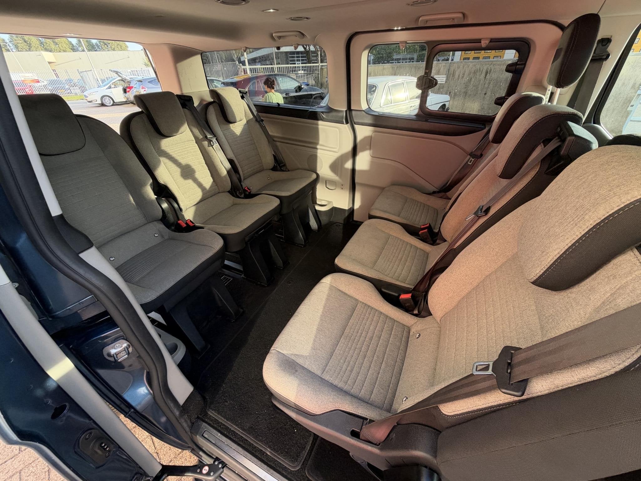 Ford Transit Custom Tourneo 320 2.0 TDCI L2H1 Titanium X Aut, Gebruikt, Blauw, Bedrijf, Diesel