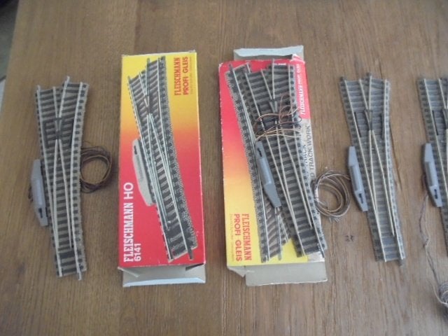 Fleischmann Ho Profirails 6141 wissels lezen, Hobby en Vrije tijd, Gebruikt, Gelijkstroom, Fleischmann, Rails
