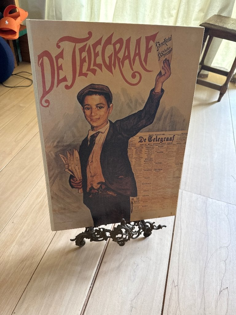 100 jaar Telegraaf boek met standaard, Ophalen of Verzenden, Zo goed als nieuw, Overige typen