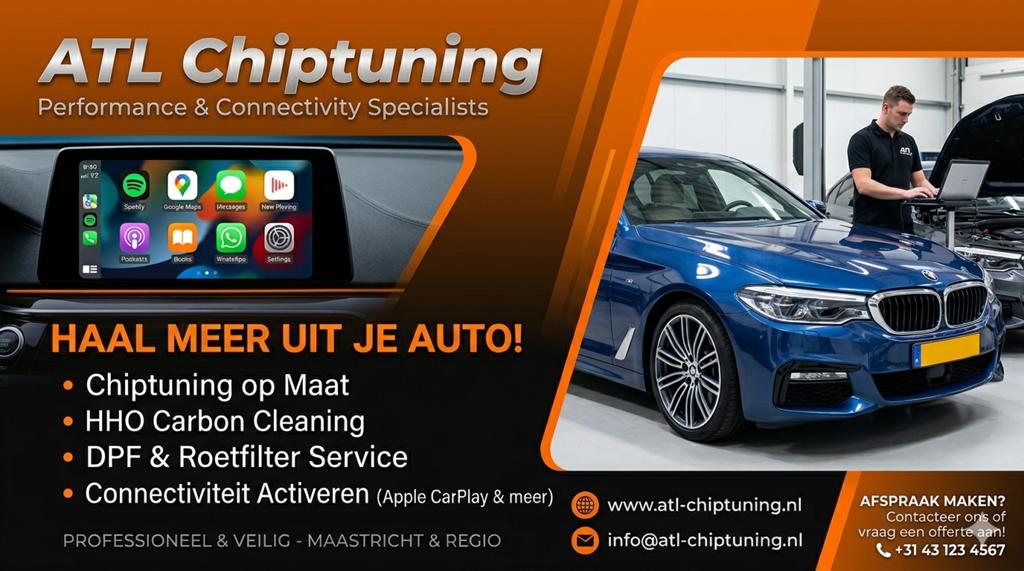 Carplay activeren, kaart updates, coderingen, Ophalen, Atl chiptuning, Info@atl-chiptuning.nl, Zo goed als nieuw