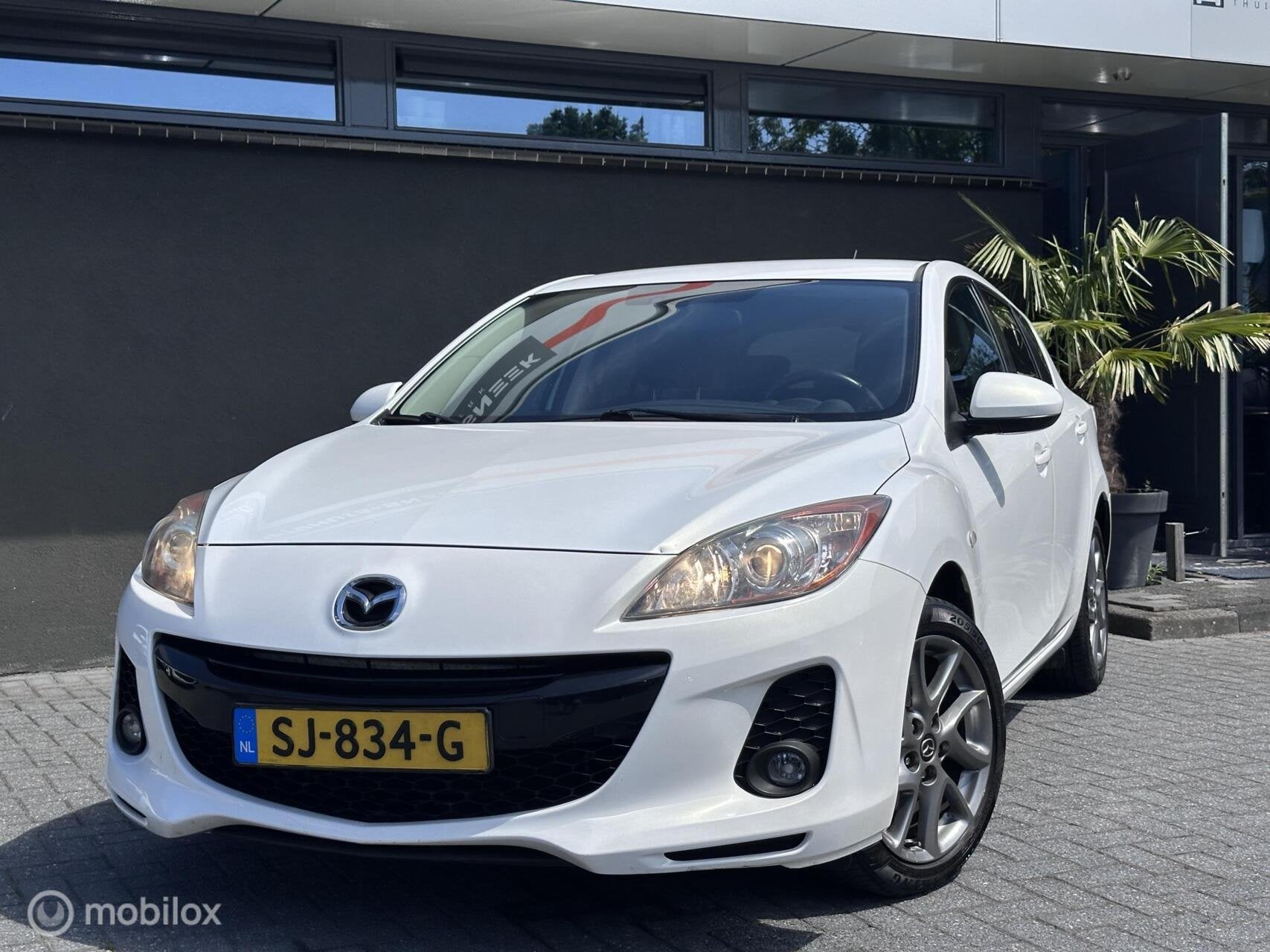 Mazda 3 1.6 TS|Navi| Climate/Cruise control | 6 Mnd Garantie, Voorwielaandrijving, Euro 5, Gebruikt, 4 cilinders