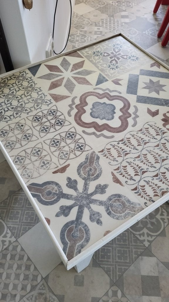 BOHO Ibiza look bijzet tafel, Gebruikt, Ibiza / HOBO, Vierkant, 55 tot 75 cm