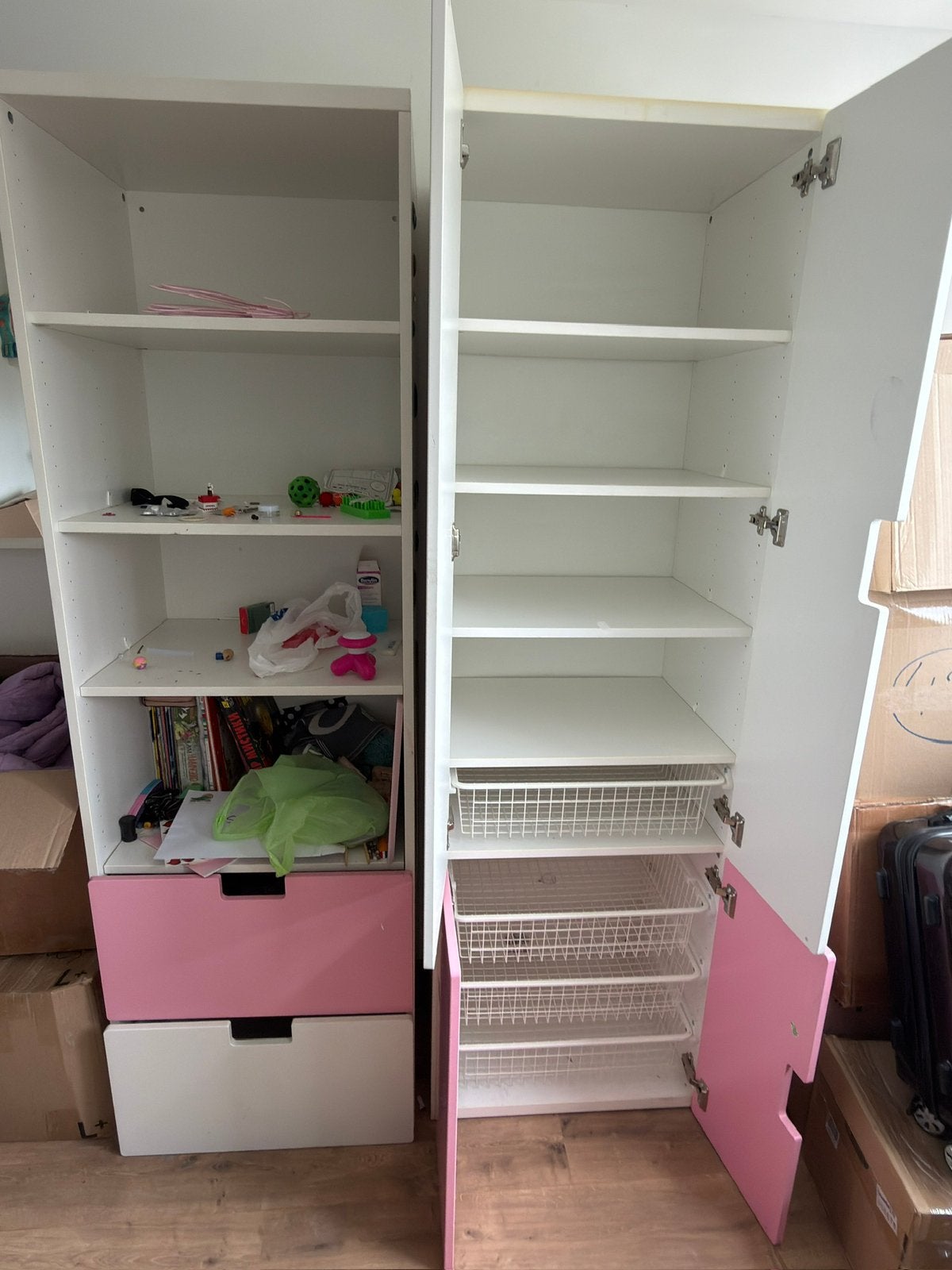 Ikea kasten, Ophalen, Gebruikt