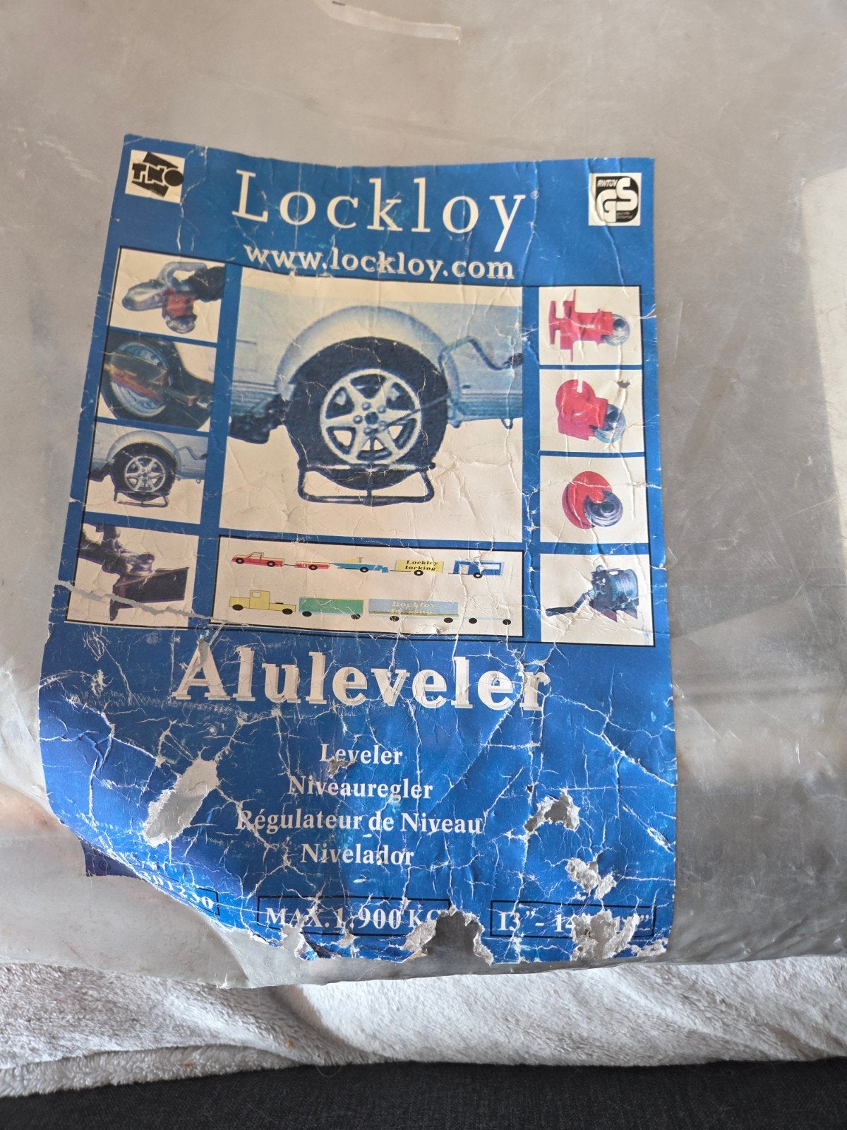Lockloy Aluleveler Caravan Leveler Max 1900kg, voor 13 en 14, Ophalen, Zo goed als nieuw