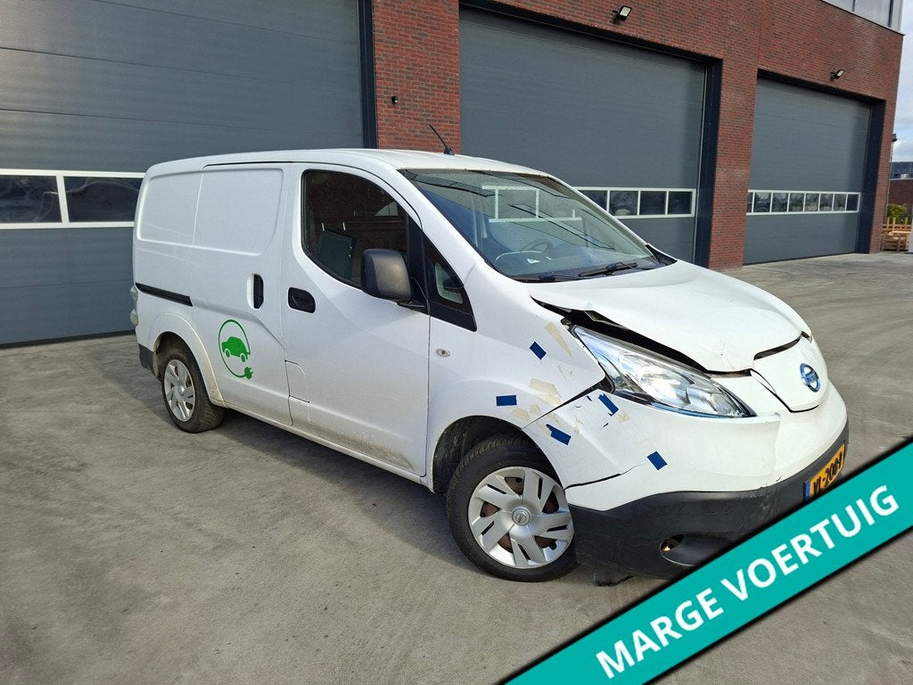 Nissan E-NV200 Optima Airco Lichte Schade zie foto's, Stof, Gebruikt, Wit, Grijs