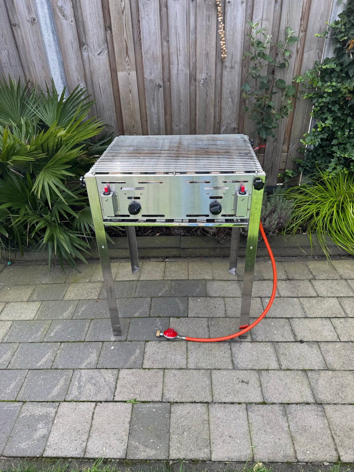 Hendi Master Maxi Gasbarbecue - Professionele Kwaliteit, Tuin en Terras, Ophalen, Zo goed als nieuw