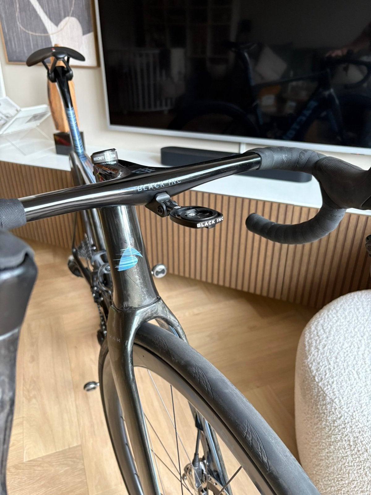 Black inc stuur 42 / 110 / -6, Fietsen en Brommers, Fietsonderdelen, Ophalen of Verzenden, Zo goed als nieuw, Stuur