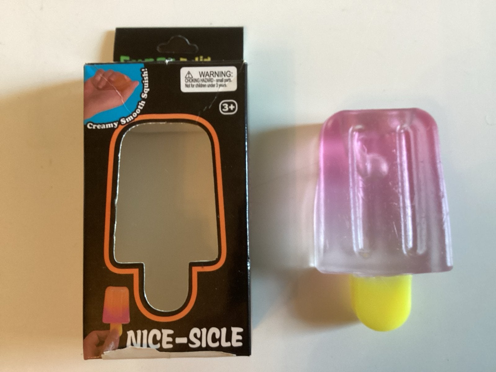 Squishy - Roze/Geel IJsje, Ophalen of Verzenden, Nieuw