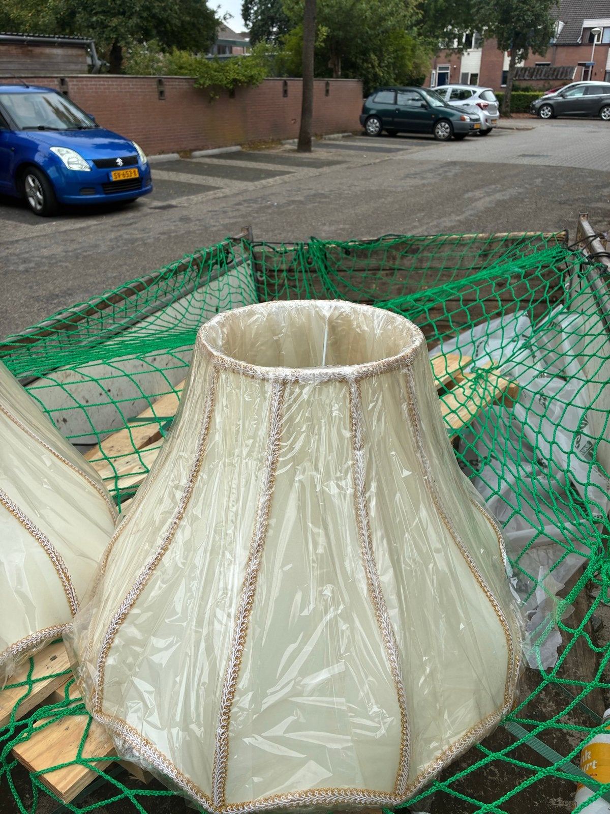 Nieuwe lampenkappen, crèmekleurig, diverse maten, Ophalen, Overige typen, Nieuw, Textiel