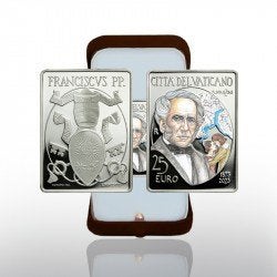 25 Euro Vaticaan 2023 - Alessandro Manzoni - Zilver - PROOF, Vaticaanstad, Verzenden, Zilver, Overige waardes