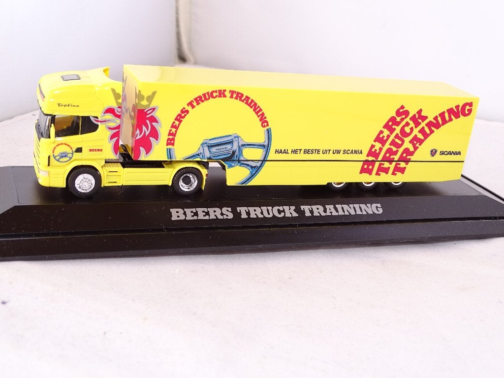 1/87 Herpa Scania  Truck Training, Ophalen of Verzenden, Nieuw, Bus of Vrachtwagen, Herpa