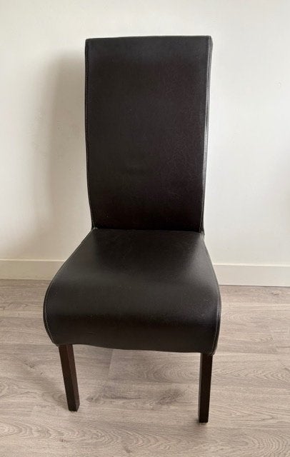 Mooie eetkamerstoelen te koop, Ophalen, Overige materialen, Gebruikt, Bruin
