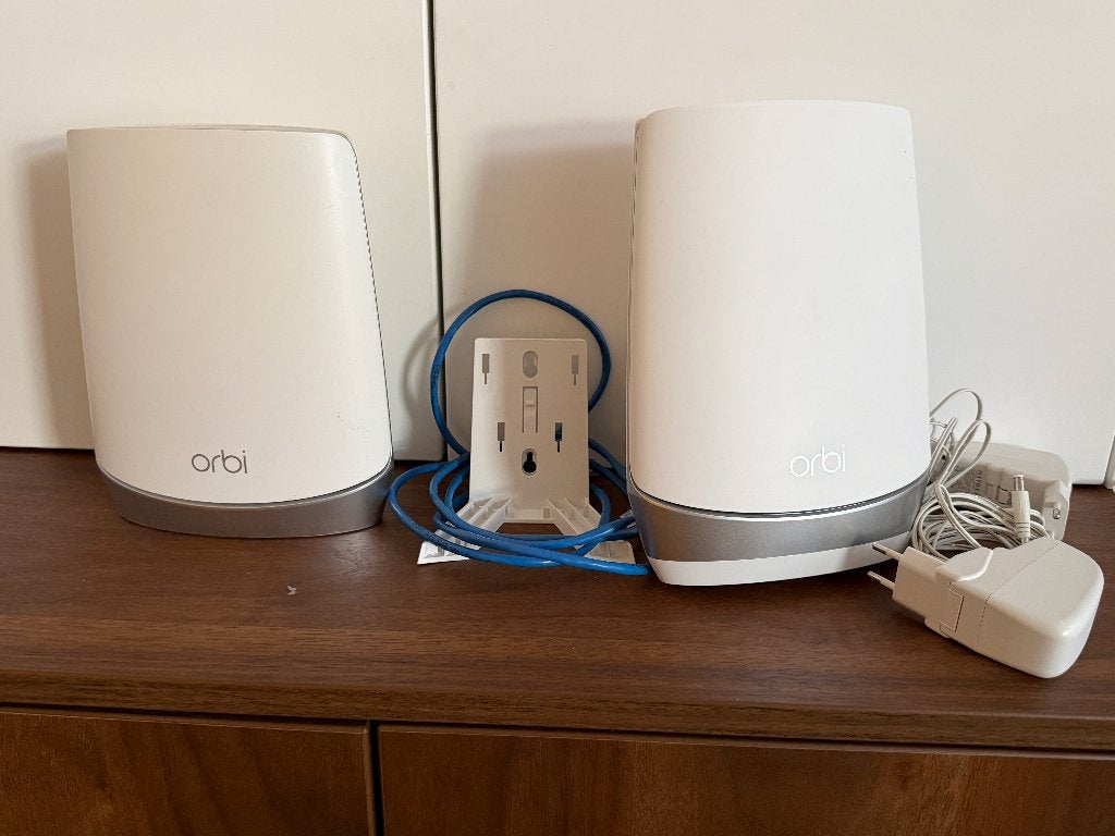 Netgear Orbi RBK752 mesh wifi 6 set, router + satelliet, Ophalen of Verzenden, Gebruikt, Netgear Orbi