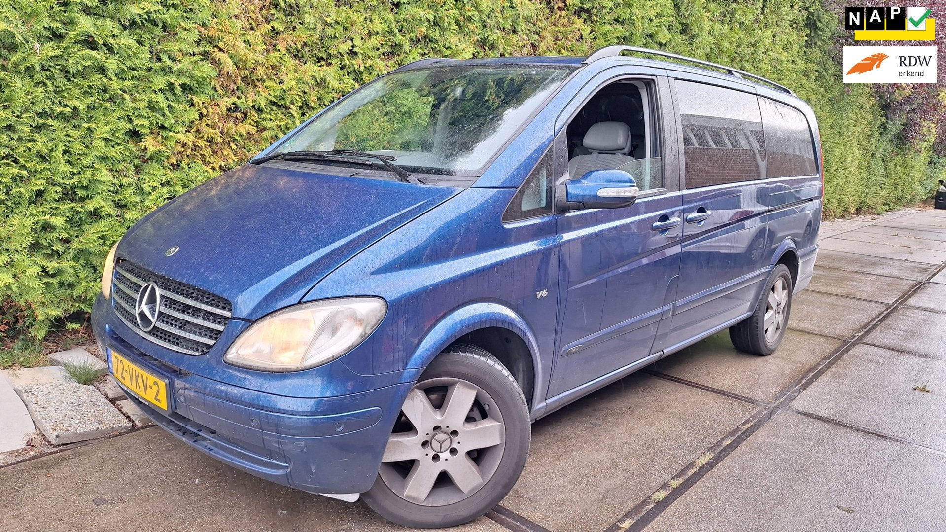 Mercedes-Benz Viano 3.0 CDI DC Trend Lang, Auto's, Automaat, Achterwielaandrijving, Gebruikt, Zwart